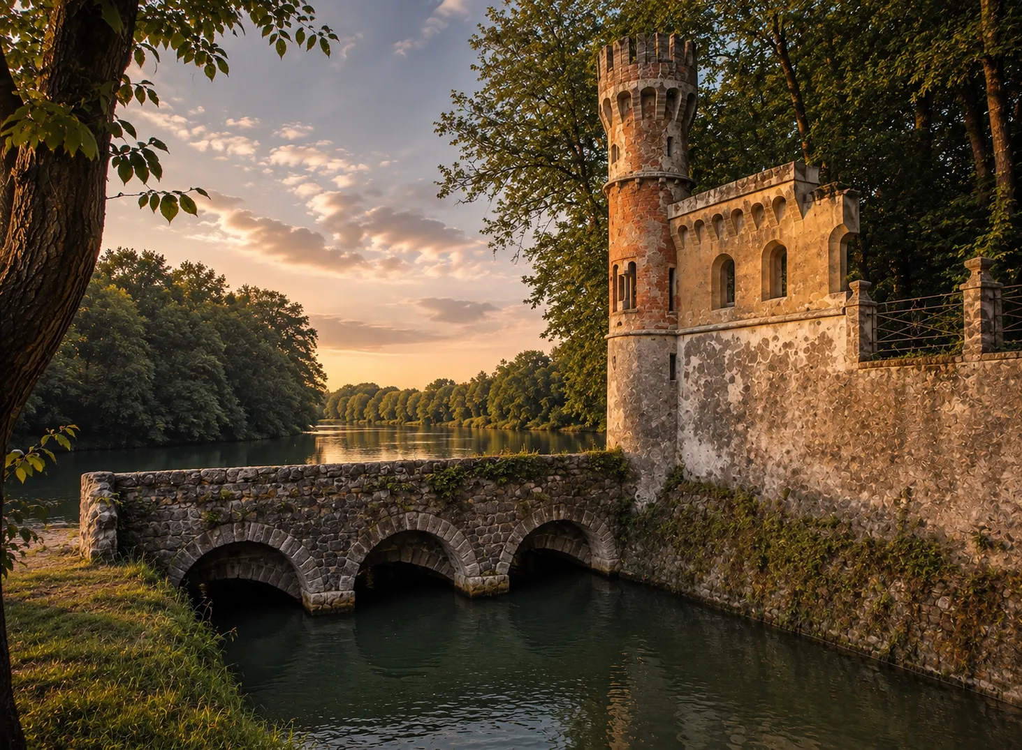 La torre storica di Canonica d'Adda